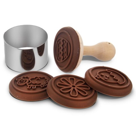 Stempel pieczątka dekorator do ciastek foremka forma wielkanocna zestaw 6 elementów Stempel pieczątka dekorator do ciastek foremka forma wielkanocna zestaw 6 elementów