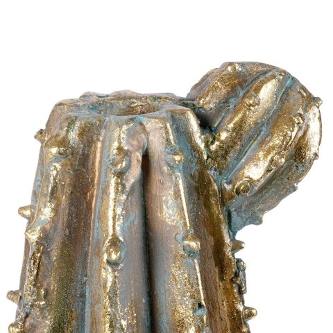 Wazon na kwiaty złoty kaktus 47,5 cm Wazon na kwiaty złoty kaktus 47,5 cm