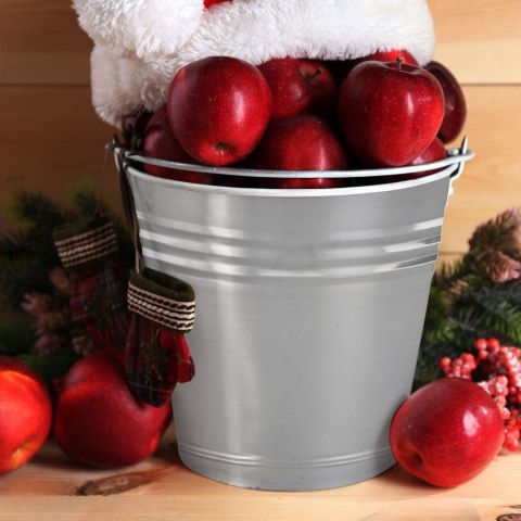 Wiadro stalowe nierdzewne do żywności 12 l Wiadro stalowe nierdzewne do żywności 12 l