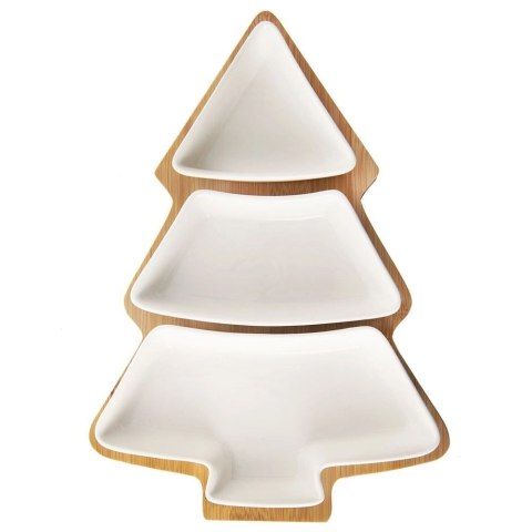 Miseczki na przekąski porcelanowe białe WHITELINE 28 cm 4 el. Miseczki na przekąski porcelanowe białe WHITELINE 28 cm 4 el.