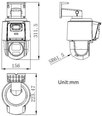 KAMERA IP HIKVISION DS-2SE3C410MWG-E/14 2.8mm HIKVISION KAMERA IP HIKVISION DS-2SE3C410MWG-E/14 2.8mm HIKVISION