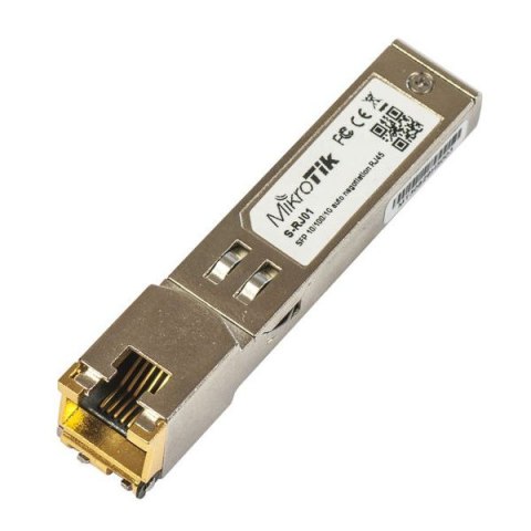 MODUŁ SFP MIKROTIK S-RJ01 10/100/1000M MIKROTIK MODUŁ SFP MIKROTIK S-RJ01 10/100/1000M MIKROTIK