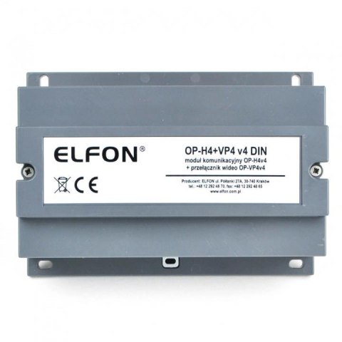 Moduł komunikacyjny OPTIMA OP-H4v4 DIN ELFON Moduł komunikacyjny OPTIMA OP-H4v4 DIN ELFON