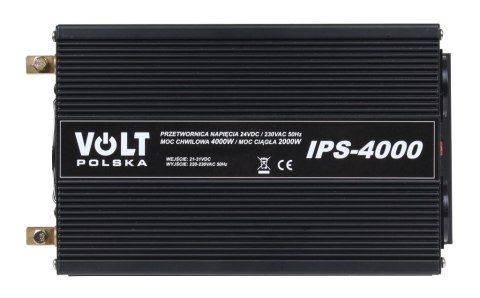 PRZETWORNICA VOLT POLSKA IPS-4000 24V / 230V 2000/4000W VOLT POLSKA PRZETWORNICA VOLT POLSKA IPS-4000 24V / 230V 2000/4000W VOLT POLSKA
