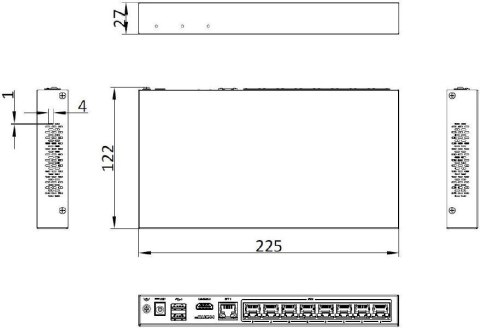 Rejestrator IP Hilook by Hikvision 8 kanałowy 4MP SSD-NVR-4MP/8P (1T) HILOOK Rejestrator IP Hilook by Hikvision 8 kanałowy 4MP SSD-NVR-4MP/8P (1T) HILOOK