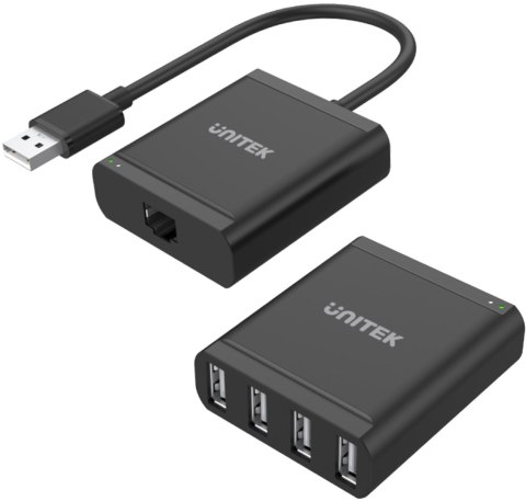 Unitek Y-2516 przedłużacz USB 2.0 po skrętce 4xUSB UNITEK Unitek Y-2516 przedłużacz USB 2.0 po skrętce 4xUSB UNITEK