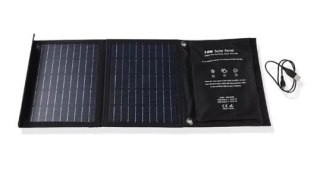 Ładowarka solarna turystyczna panel słoneczny 14W podwójne USB wyjście 5V/2.1A