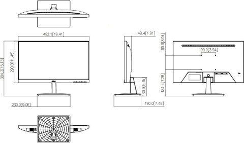 Monitor 22" Dahua LM22-L200N DAHUA Monitor 22" Dahua LM22-L200N DAHUA