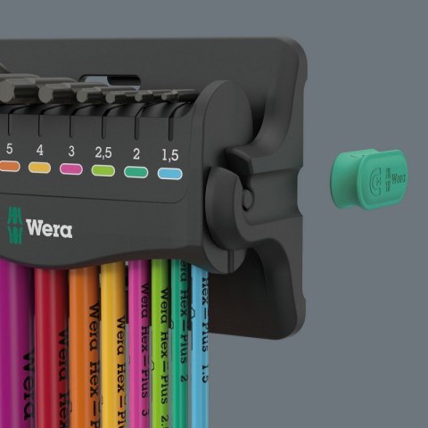 ZESTAW KLUCZY TRZPIENIOWYCH 950/9 HEX-PLUS MULTICOLOU 3 9CZR ZESTAW KLUCZY TRZPIENIOWYCH 950/9 HEX-PLUS MULTICOLOU 3 9CZR