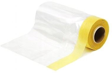 Folia malarska z taśmą 270 cm x 33m ANTYCHLAP Folia malarska z taśmą 270 cm x 33m ANTYCHLAP