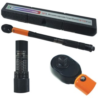 KLUCZ DYNAMOMETRYCZNY 3/8" Z BLOKADĄ 19-110 Nm
