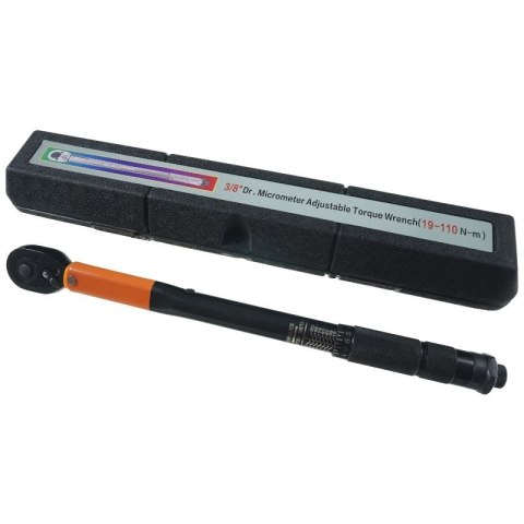 KLUCZ DYNAMOMETRYCZNY 3/8" Z BLOKADĄ 19-110 Nm