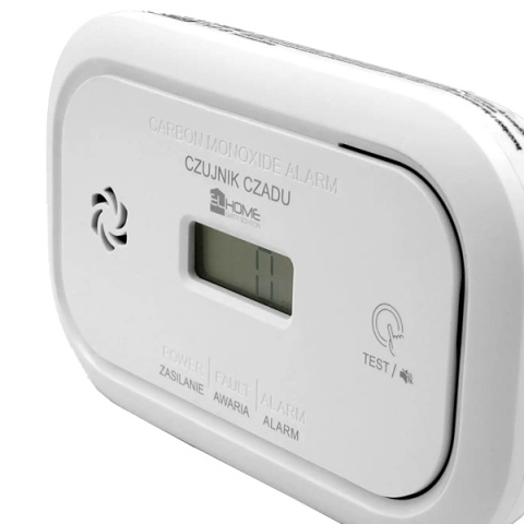 CERTYFIKOWANY CZUJNIK CZADU - Z WYŚWIETLACZEM LCD - GŁOŚNY CERTYFIKOWANY CZUJNIK CZADU - Z WYŚWIETLACZEM LCD - GŁOŚNY