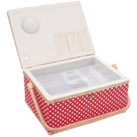 Niciarka organizer przybornik kuferek koszyk pojemnik na nici 24x18x12 Niciarka organizer przybornik kuferek koszyk pojemnik na nici 24x18x12