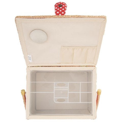 Niciarka organizer przybornik kuferek koszyk pojemnik na nici 24x18x12 Niciarka organizer przybornik kuferek koszyk pojemnik na nici 24x18x12