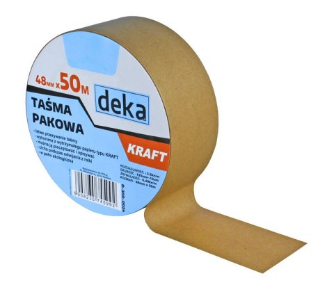 TAŚMA PAKOWA PAPIEROWA KRAFT 48MM*50M TAŚMA PAKOWA PAPIEROWA KRAFT 48MM*50M