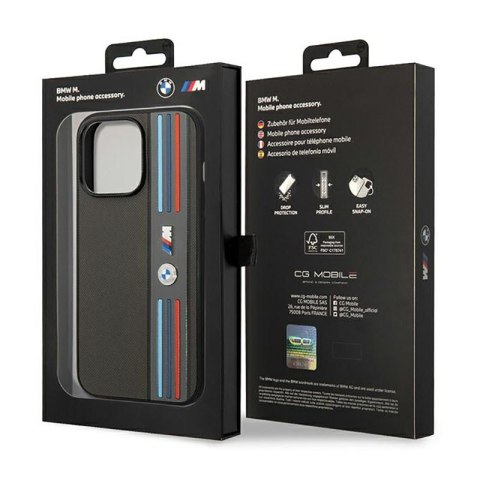 BMW Tricolor M Collection - Etui iPhone 14 Pro Max (szary)