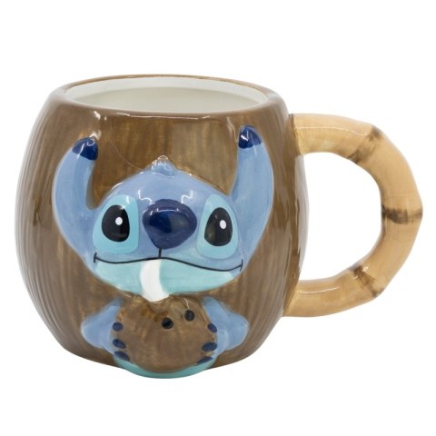 Disney Stitch - Kubek ceramiczny 3D w pudełku prezentowym z kolekcji Coconut 325 ml Disney Stitch - Kubek ceramiczny 3D w pudełku prezentowym z kolekcji Coconut 325 ml