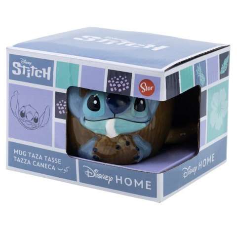 Disney Stitch - Kubek ceramiczny 3D w pudełku prezentowym z kolekcji Coconut 325 ml Disney Stitch - Kubek ceramiczny 3D w pudełku prezentowym z kolekcji Coconut 325 ml