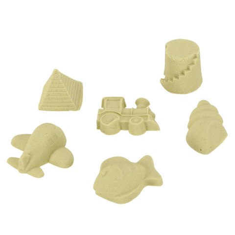 Piasek Kinetyczny w pudełku 2kg foremki beżowy Piasek Kinetyczny w pudełku 2kg foremki beżowy