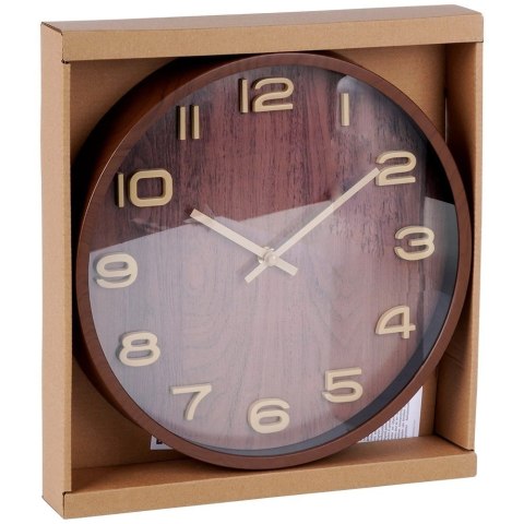 Zegar ścienny brązowy 30 cm Zegar ścienny brązowy 30 cm