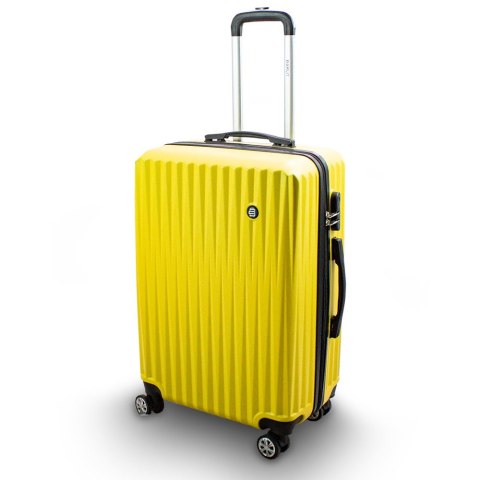 Zestaw 3 walizek podróżnych BARUT żółte BARUT Zestaw 3 walizek podróżnych BARUT żółte BARUT