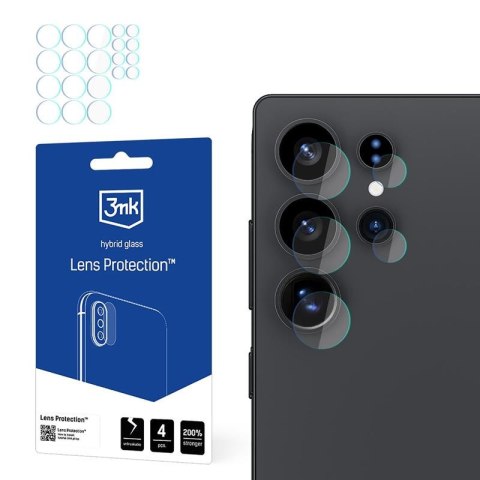 3mk Lens Protection - Szkło na obiektyw aparatu Samsung Galaxy S25 Ultra (4 zestawy) 3mk Lens Protection - Szkło na obiektyw aparatu Samsung Galaxy S25 Ultra (4 zestawy)