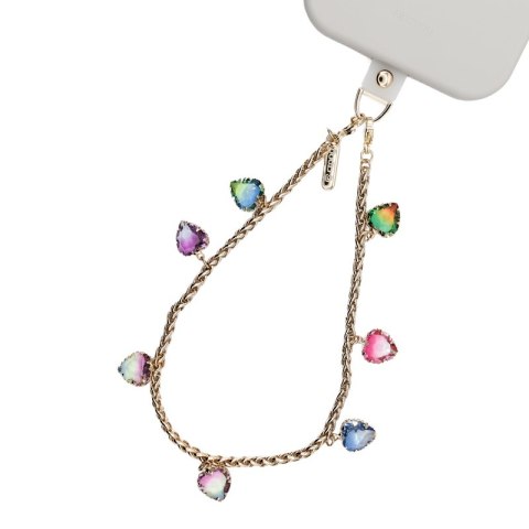 Crong Phone Charm - Smycz zawieszka do telefonu (Rainbow Hearts) Crong Phone Charm - Smycz zawieszka do telefonu (Rainbow Hearts)