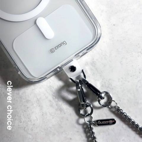 Crong Phone Crossbody - Smycz zawieszka do telefonu (Silver Link) Crong Phone Crossbody - Smycz zawieszka do telefonu (Silver Link)