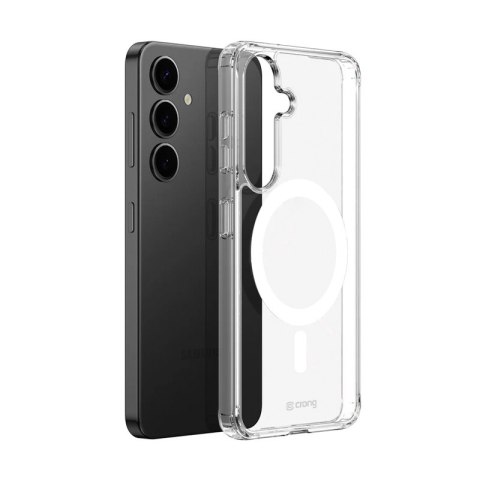 Crong Crystal Shield Magnetic - Etui Samsung Galaxy S25+ MagSafe (przezroczysty) Crong Crystal Shield Magnetic - Etui Samsung Galaxy S25+ MagSafe (przezroczysty)