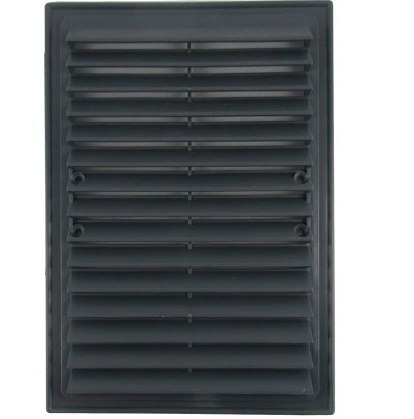 KRATKA METALOWA SKOŚNA W RAMCE Z SIATKĄ 14*21CM GRAFIT MAT KRATKA METALOWA SKOŚNA W RAMCE Z SIATKĄ 14*21CM GRAFIT MAT