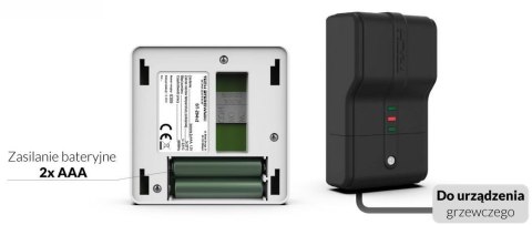 Bezprzewodowy dwustanowy regulator pokojowy biały ST-294v2 Tech sterowniki TECH STEROWNIKI Bezprzewodowy dwustanowy regulator pokojowy biały ST-294v2 Tech sterowniki TECH STEROWNIKI