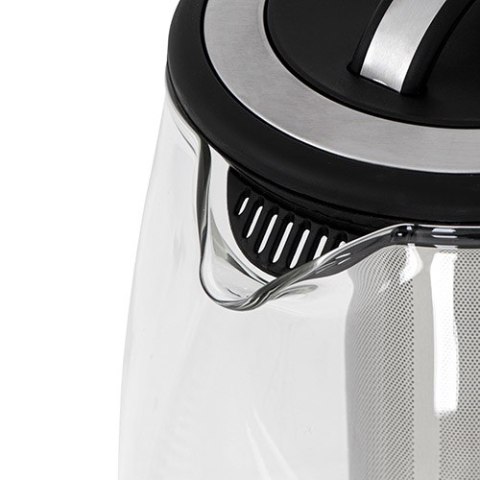 Czajnik szklany 2,0 L z zaparzaczem oraz regulacją temp.