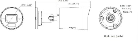 Kamera IP Hikvision DS-2CD2067G3-LI2UY/SL 2.8mm PL HIKVISION Kamera IP Hikvision DS-2CD2067G3-LI2UY/SL 2.8mm PL HIKVISION