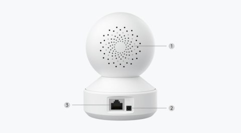 Kamera IP Reolink E340 wewnętrzna obrotowa 5MPx WiFi biała REOLINK