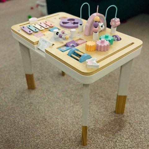 Stolik manipulacyjny montessori pastelowy Lulilo