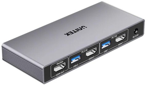 Unitek Przełącznik KVM 4K@60Hz USB 3.0 HDMI UNITEK Unitek Przełącznik KVM 4K@60Hz USB 3.0 HDMI UNITEK