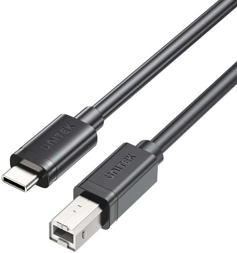 Kabel do drukarki Unitek USB C na USB B 2.0 czarny 5m UNITEK Kabel do drukarki Unitek USB C na USB B 2.0 czarny 5m UNITEK