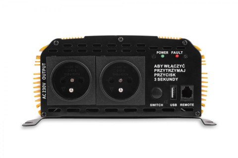 PRZETWORNICA VOLT POLSKA SINUS PLUS 1200 12V / 230V 600/1200W VOLT POLSKA PRZETWORNICA VOLT POLSKA SINUS PLUS 1200 12V / 230V 600/1200W VOLT POLSKA