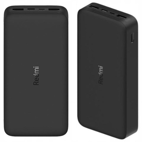 Powerbank Xiaomi 20000mAh Redmi 18W FastCharge Czarny XIAOMI Powerbank Xiaomi 20000mAh Redmi 18W FastCharge Czarny XIAOMI