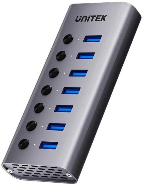 Unitek Hub USB A 3.0 7w1, 5Gbps z przełącznikami portów UNITEK Unitek Hub USB A 3.0 7w1, 5Gbps z przełącznikami portów UNITEK