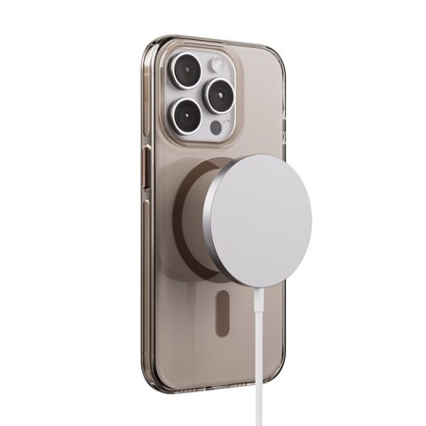 Crong Clear MAG Pro - Etui iPhone 15 Pro MagSafe (pustynny) Crong Clear MAG Pro - Etui iPhone 15 Pro MagSafe (pustynny)