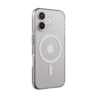 Crong Clear MAG Pro - Etui iPhone 16 MagSafe (biały)