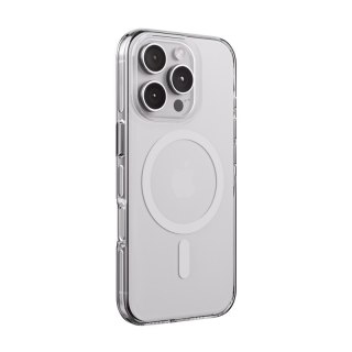 Crong Clear MAG Pro - Etui iPhone 16 Pro MagSafe (biały)