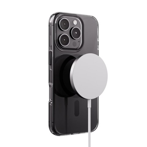 Crong Clear MAG Pro - Etui iPhone 16 Pro MagSafe (czarny) Crong Clear MAG Pro - Etui iPhone 16 Pro MagSafe (czarny)