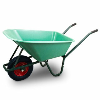 Taczka ogrodowa 100L 250kg misa PVC czarne koło PU Bituxx