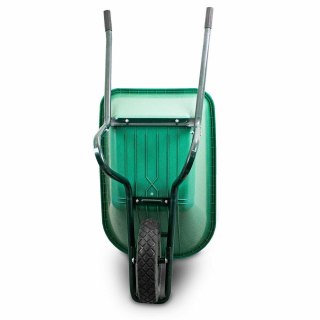 Taczka ogrodowa 100L 250kg misa PVC czarne koło PU Bituxx