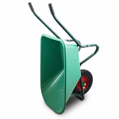 Taczka ogrodowa 100L 250kg misa PVC czarne koło PU Bituxx