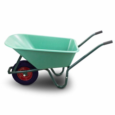 Taczka ogrodowa 100L 250kg misa PVC czarne koło PU Bituxx