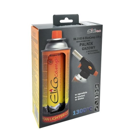 PALNIK RK-3103 + GAZ ELICOCAMP 220G PALNIK RK-3103 + GAZ ELICOCAMP 220G